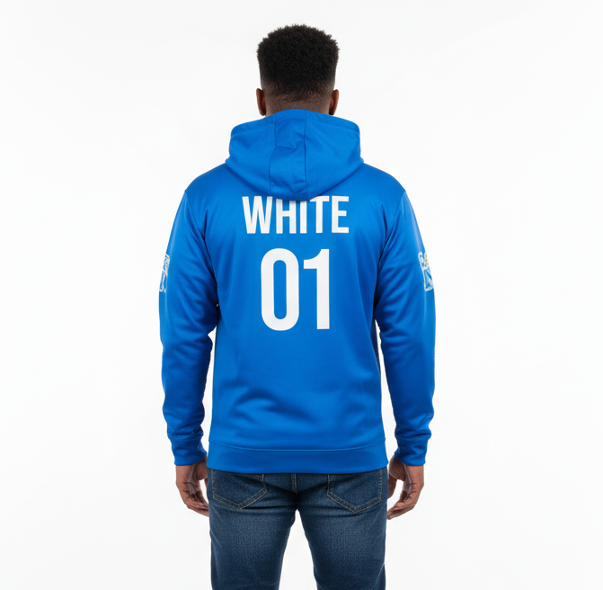Memphis Tigers Blue/Blue Zip-Up Hoodie