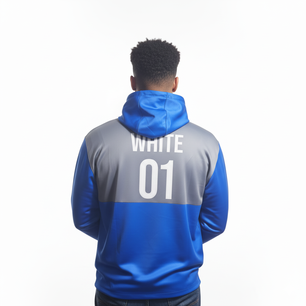 Memphis Tigers Blue/Gray Zip-Up Hoodie