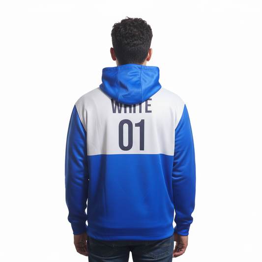 Memphis Tigers Blue/White Zip-Up Hoodie